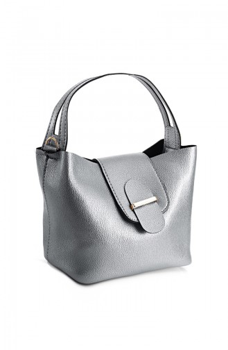 Silver Gray Shoulder Bags 10599GU