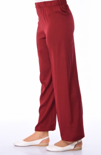 Claret Red Pants 1023-02