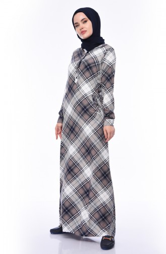 Mink Hijab Dress 1750-02