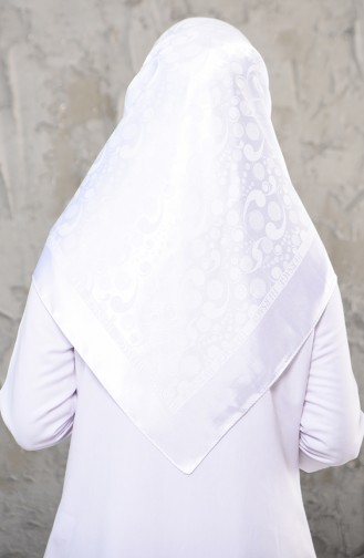 Echarpe Satin 70131-01 Blanc 70131-01