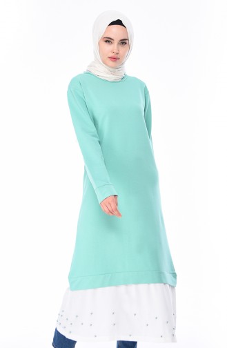 Dark Mint Green Tuniek 19022-03