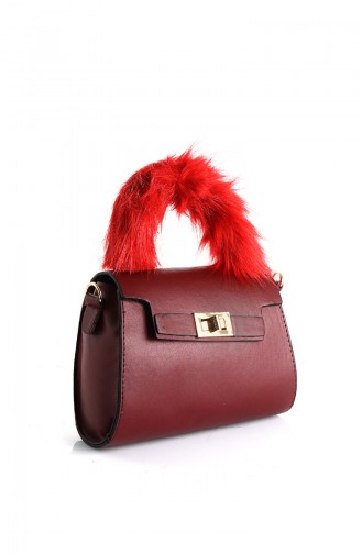 Claret Red Shoulder Bags 176BO