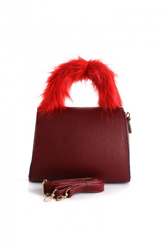 Claret Red Shoulder Bags 176BO