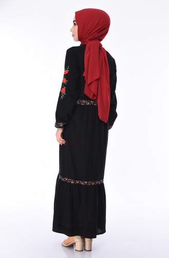 Black Hijab Dress 5000-02