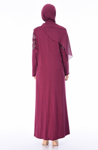 Dusty Rose İslamitische Jurk 4496-03