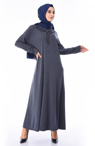 Indigo Hijab Kleider 4566-02