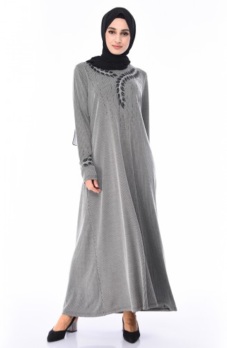 Gems Hijab Dress 4566-06