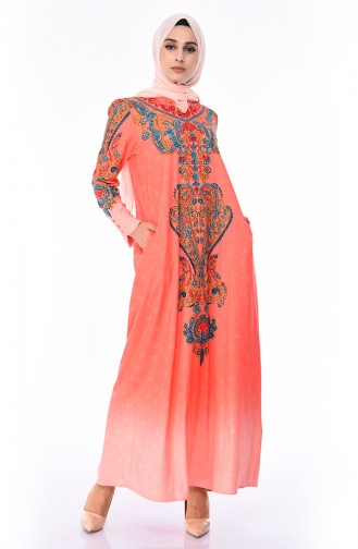 Coral Hijab Dress 6Y3624500-01