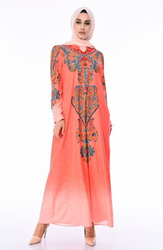 Coral Hijab Dress 6Y3624500-01