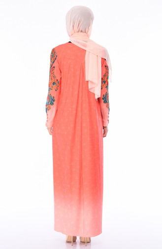 Robe Imprimée de Pierre Grande Taille 6Y3624500-01 Corail 6Y3624500-01