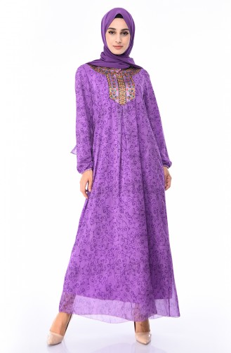 Lila Hijab Kleider 6Y3626600-01