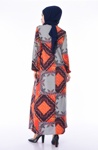 فستان مرجاني 9106A-03