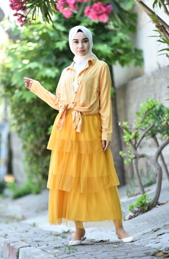Mustard Skirt 12008-03