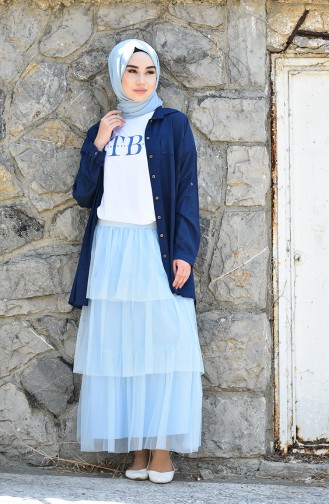 Ice Blue Skirt 12008-05