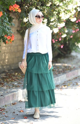 Emerald Green Skirt 12008-06