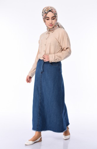 Denim Blue Skirt 2820-02