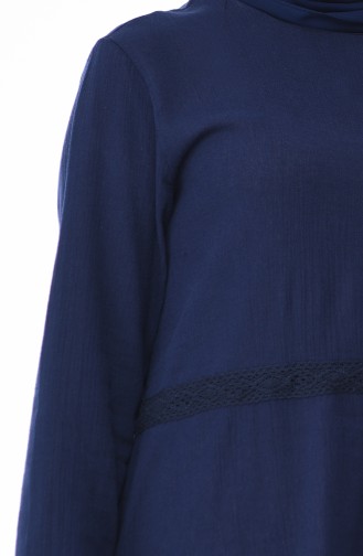 فستان أزرق كحلي 5010-02