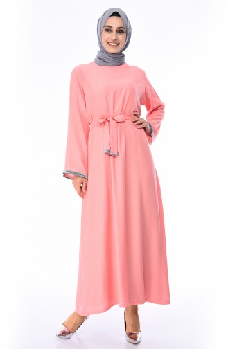 Powder Hijab Dress 0314-07