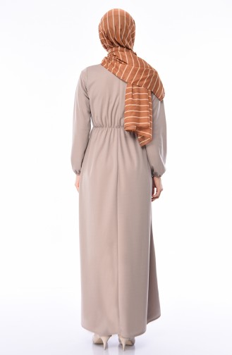 فستان بني مائل للرمادي 1972-02