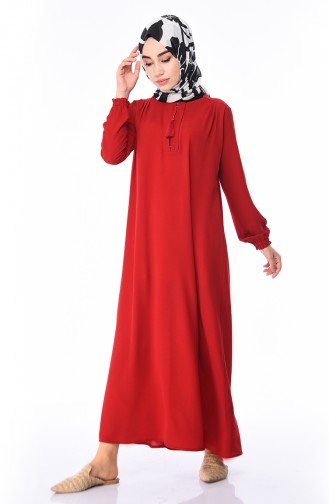 Robe a Fermeture 0060-05 Rouge 0060-05