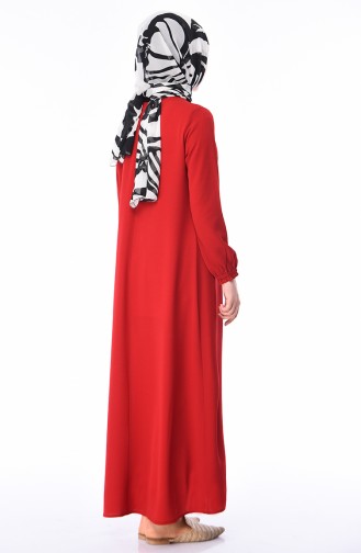 Robe a Fermeture 0060-05 Rouge 0060-05