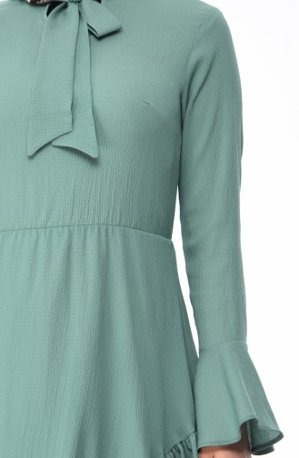 Green Almond Hijab Dress 1019-10
