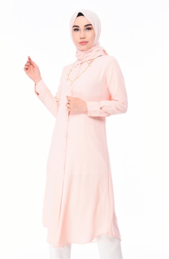 Kolyeli Tunik 4165-09 Pudra