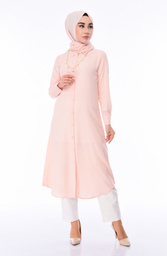 Kolyeli Tunik 4165-09 Pudra