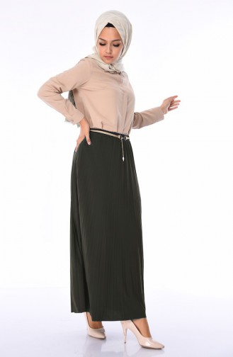 Khaki Skirt 2165-03