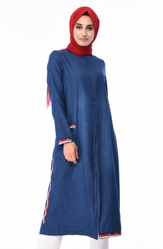 Tencel Cape mit Tasche 35929-01 Dunkelblau 35929-01