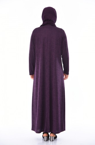 Purple İslamitische Jurk 4563A-02