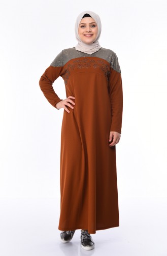 Tabak Hijab Kleider 4565-08