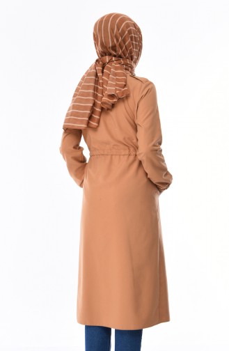Trench Coat Taille Froncée 5476-04 Camel 5476-04