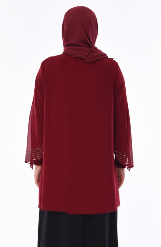 Claret red Tuniek 2224-02