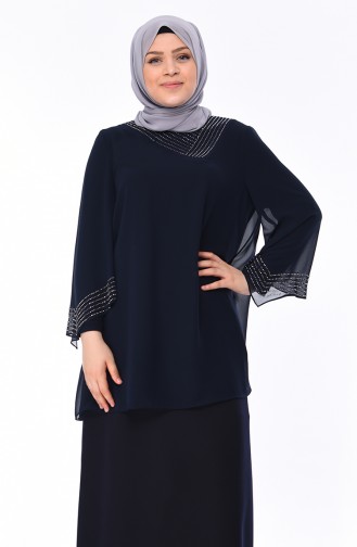 Navy Blue Tunics 2224-03