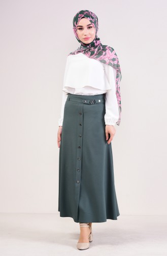 Emerald Green Skirt 0411-08