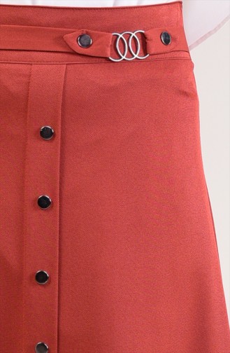 Brick Red Skirt 0411-09