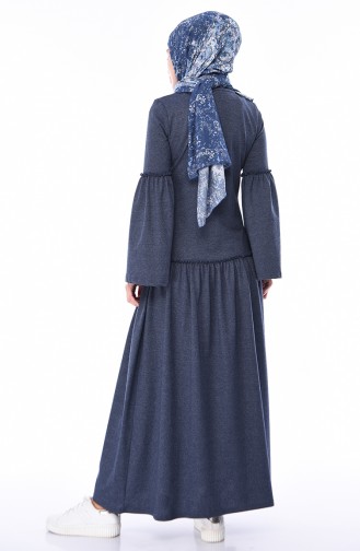 Indigo Hijab Dress 5016-06