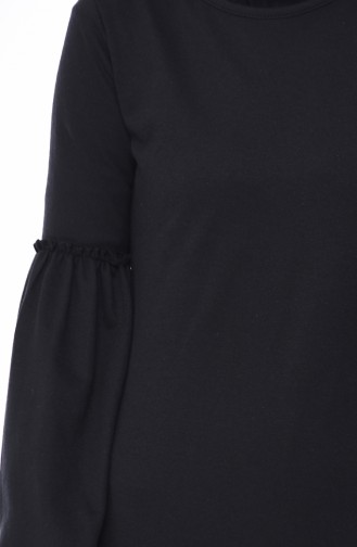Robe Hijab Noir 5016-11