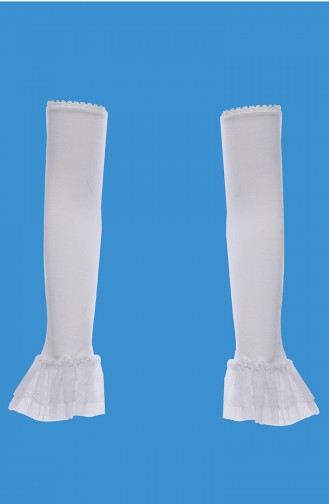 Kolluk Tül Dantel -03 Beyaz