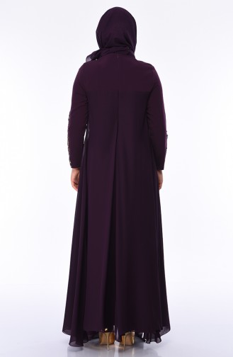 Lila Hijab-Abendkleider 8K4840800-02