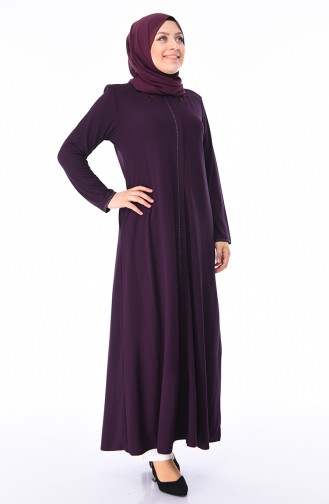 Purple Abaya 0553-02