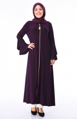 Dark Purple Abaya 5905-03