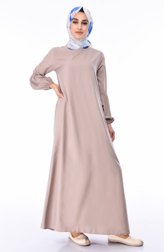 Mink Hijab Dress 1203-10