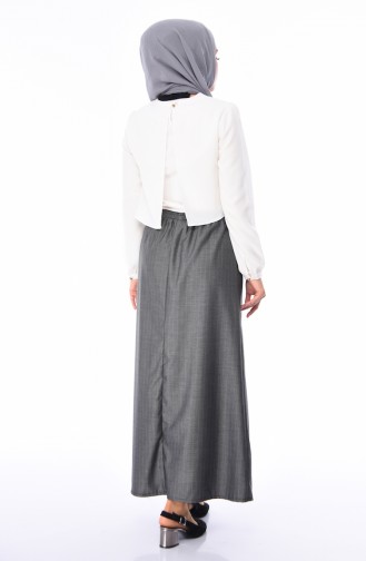 Gray Skirt 1128A-02