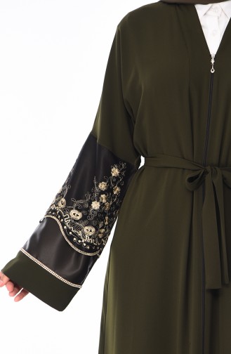 Khaki Abayas 7755-03