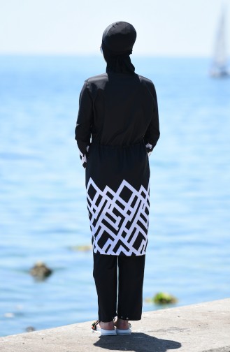 Black Swimsuit Hijab 2011-01