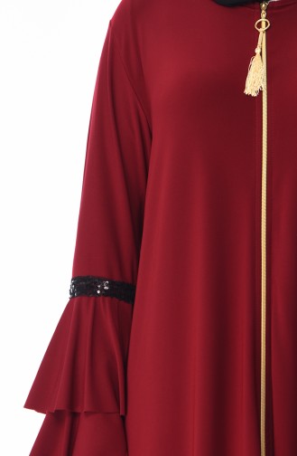 Claret Red Abaya 5905-07