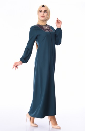 Smaragdgrün Abayas 2131-07