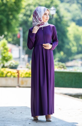 Purple Abaya 2132-06